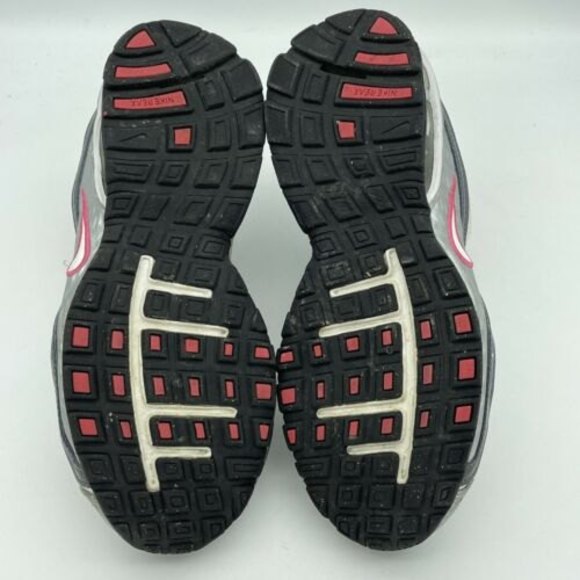 Nike Ladies 8 Reax Run 5 White/Silver/Pink Athletic Running Sneakers 407987-116 - Picture 5 of 5